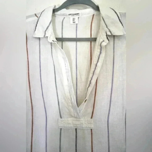 Artisan Ny Tops - ARTISAN NY LONG SLEEVE LINEN SHIRT